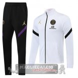 Paris Saint Germain Insieme Completo Bianco Nero Giacca 2022-23