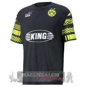 Borussia Dortmund Formazione Maglia Calcio 2022-23 nero giallo