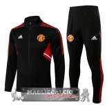 Manchester United Insieme Completo Nero I Rosso Giacca 2022-23