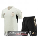 Germania Formazione Set Completo Maglia Calcio 2023 Giallo I Nero