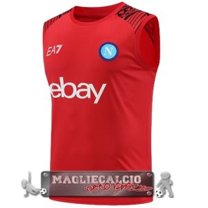 Formazione Senza Maniche Napoli 2024-25 Rosso