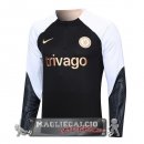Chelsea Nero Bianco Felpa Da Allenamento 2023-24