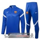 Barcellona Insieme Completo Blu Bianco Giacca 2021-22