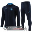 Set Completo Giacca Lunga Zip Napoli 2023-24 Blu Navy