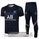 Paris Saint Germain Formazione Set Completo Maglia Calcio 2021-22 blu navy rosso