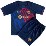 Concetto Maglia Calcio Set Completo Uomo Barcellona 2023-24 Blu Navy