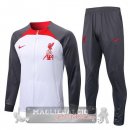 Liverpool Insieme Completo Bianco Grigio Giacca 2022-23