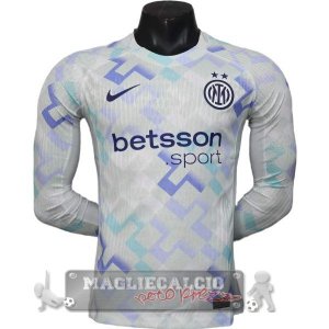 Away Jugadores Maglia Manga Larga Inter Milan 2025 2026