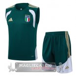 Formazione Senza Maniche Set Completo Italia 2026 Verde Bianco Formazione Senza Maniche Set Completo Italia 2026 Verde Bianco