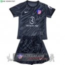 Portiere Set Completo Bambino Atlético Madrid 2024 2025 Nero