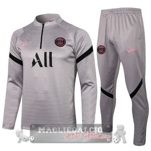 Paris Saint Germain Insieme Completo grigio navy nero1 Giacca 2021-22