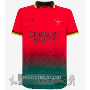 Thailandia Fourth Maglia Calcio AC Milan 2024 2025 Rosso Verde
