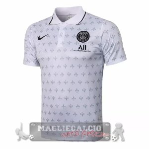 Paris Saint Germain Bianco Maglia POLO 2021-22