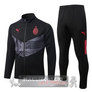 AC Milan Insieme Completo Nero Grigio Giacca 2022-23