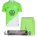 VfL Wolfsburg Set Completo Bambino Maglia Calcio Home 2023-24