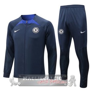 Chelsea Insieme Completo Blu I Navy Giacca 2022-23