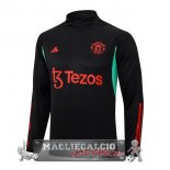 Manchester United Nero I Rosso Felpa Da Allenamento 2023-24