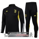 Juventus Insieme Completo Nero Giallo Bianco Felpa Da Allenamento 2023-24