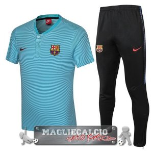 España Blu Maglia Set Completo POLO 2017-18
