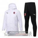 Set Completo Giacca in Cotone AC Milan 2025 2026 Bianco I Nero