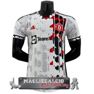 Tailandia Speciale Giocatori Maglia Calcio Manchester United 2023-24 bianco