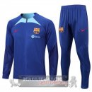 Barcellona Insieme Completo Blu Giacca 2022-23