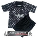 Speciale Maglia Calcio Set Completo Uomo Paris Saint Germain 2023-24 Nero