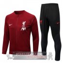 Liverpool Insieme Completo Rosso Navy Nero Giacca 2022-23