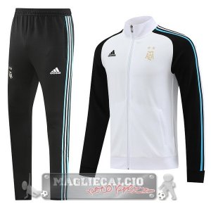Argentina Insieme Completo Nero Bianco Giacca Lunga Zip 2022