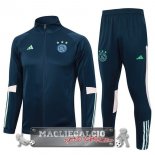 Ajax Insieme Complet Blu Navy Rosa Giacca Lunga Zip 2023-24