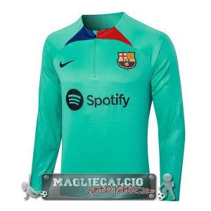 Felpa Da Allenamento Barcelona 2023-24 Verde Rosso Blu