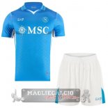 Home Conjunto De Bambino Napoli 2024 2025 Blu