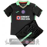 Cruz Azul Set Completo Bambino Maglia Calcio Portiere 2022-23 Nero