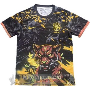 Thailandia Speciale Maglia Brasile 2026 Nero Arancione