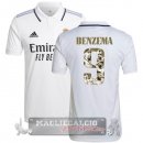 Tailandia 9 Benzema Home Maglia Calcio Real Madrid 2022-23