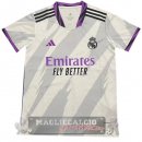 Real Madrid Formazione Maglia Calcio 2022-23 Bianco purpureo