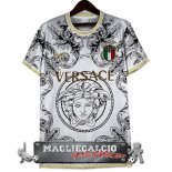 Tailandia Speciale Maglia Calcio Italia 2023 Bianco Nero