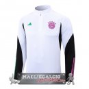 Bayern Monaco Bianco Nero Purpureo Felpa Da Allenamento 2023-24