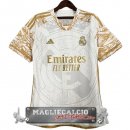 Thailandia Speciale Maglia Calcio Real Madrid 2023-24 Giallo Bianco