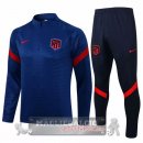 Atletico Madrid Insieme Completo Blu Navy Giacca 2021-22