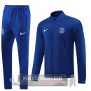 Paris Saint Germain Insieme Completo Blu Giacca 2022-23