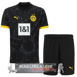Borussia Dortmund Set Completo Bambino Maglia Calcio Away 2023-24