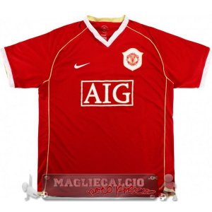 Home Maglia Calcio Manchester United Retro 2006-2007 Rosso