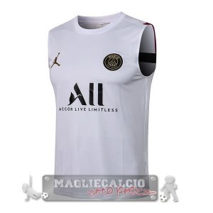 Paris Saint Germain Formazione Senza Maniche 2021-22 Bianco