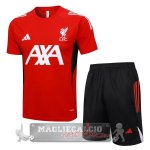 Set Completo Maglia Formazione Liverpool 2025 2026 Rosso Bianco Nero