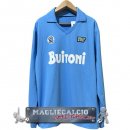 Home Manica Lunga Maglia Calcio Napoli 1986-1987