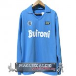 Home Manica Lunga Maglia Calcio Napoli 1986-1987