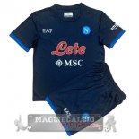 Napoli Set Completi Bambino Maglia Calcio speciale 2021-22 blu navy