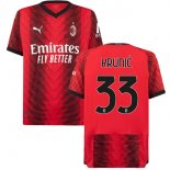 NO.33 Krunić Tailandia Home Maglia Calcio AC Milan 2023-24