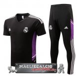 Real Madrid Completo Bambino Formazione 2022-23 Purpureo Nero Bianco